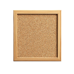 Fototapeta premium Simple Corkboard with Wooden Frame for Bulletin Use