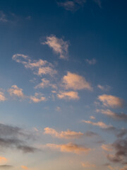 Obraz premium sunrise sky with clouds