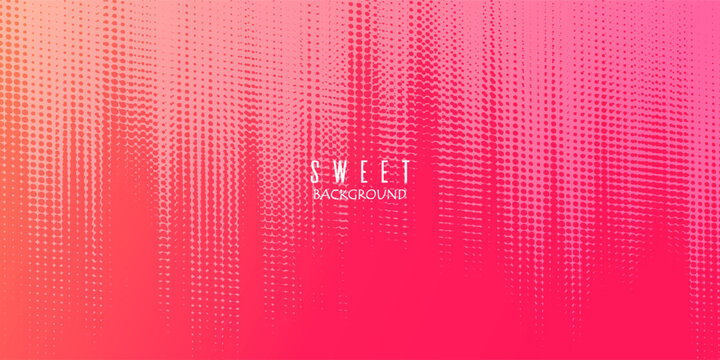 pred gradient halftone on pink background. Vector dotted sparkles or halftone shine pattern texture Pop Art Style Background. Eps10