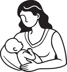 isolated  breastfeeding icon, breastfeeding icon Vector , breastfeeding Silhouette,color breastfeeding symbol, breastfeeding icon set, black breastfeeding icon, breastfeeding for logo, breastfeeding V