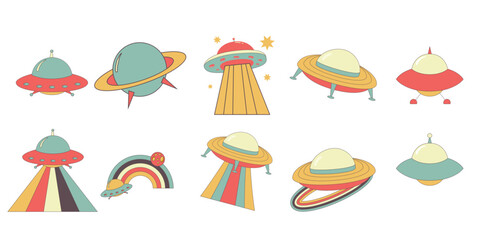 Ufo Retro Set © Gisella