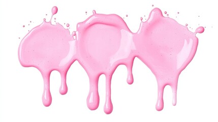 Blush Pink Watercolor Stains, a collection of soft pink washes and splashes, ideal for artistic projects, providing a delicate and charming touch to any creative work.