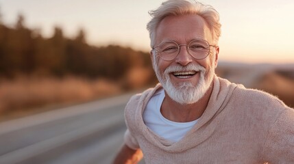 Joyful aging, promoting healthy habits, balanced diets, and active living for seniors, fostering emotional well-being and a vibrant lifestyle in later years.