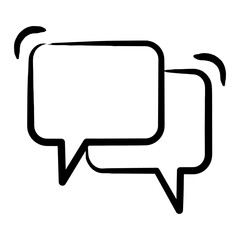 Naklejka premium Chat Icon