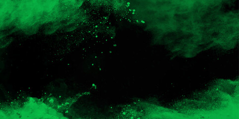 Abstract black and green fantasy watercolor background abstract fire flame grunge texture background .Old vintage grunge pattern distressed bright green paper .decorative pattern background
