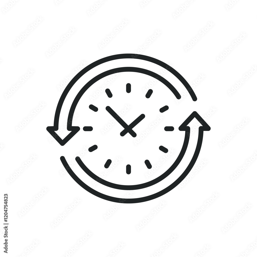 Poster time thin line icons. editable stroke and perfect pixel on transparent background