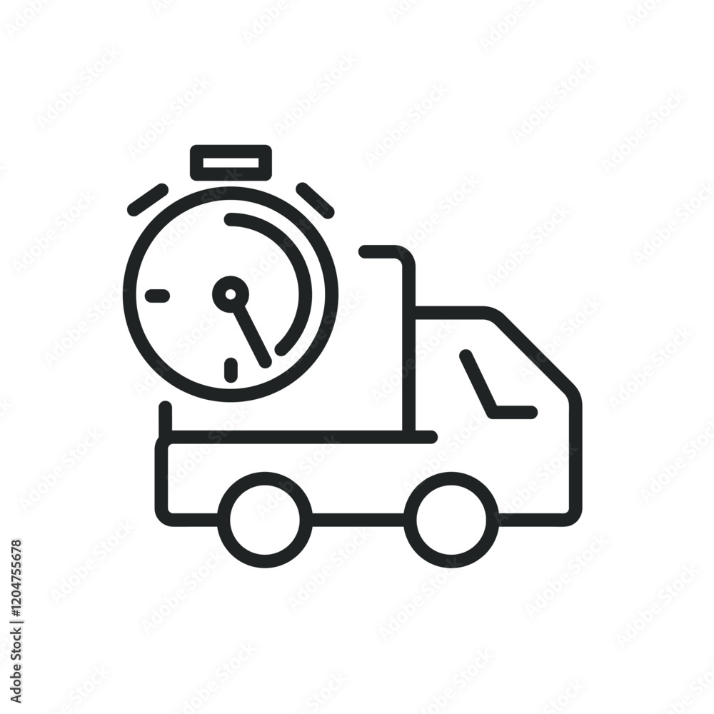 Poster time movement thin line icons. editable stroke and perfect pixel on transparent background