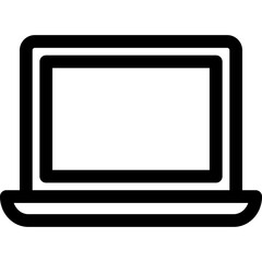 Laptop line icon