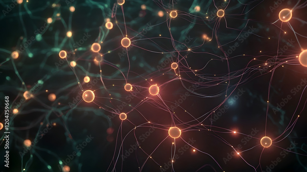 Poster illuminated neural network complex interconnections
