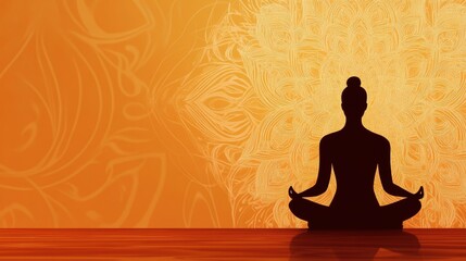 Buddha statue with tranquil background for meditation