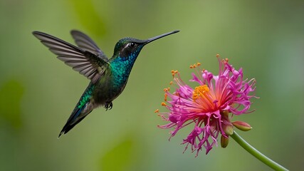Fototapeta premium hummingbird in flight