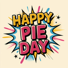 Obraz premium Happy Pie Day