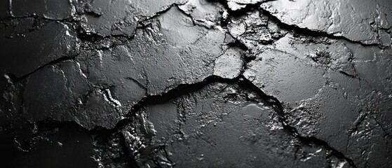 Textured Concrete Surface with Scratches and Light Reflections