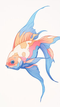 Stunning Colorful Fish Illustration