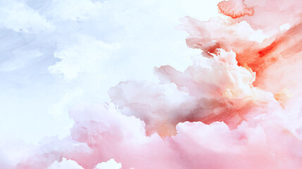 Fototapeta premium Neutral toned watercolor texture, artistic yet serene, perfect for an elegant minimalist background