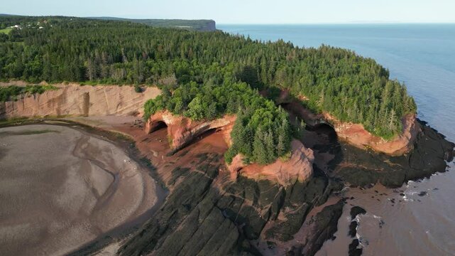 St Martins Sea Caves, Nova Scotia