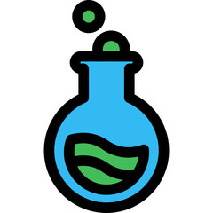 Obraz premium Lab lineal color icon