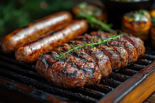 Grilled Sausages and Wrapped Steak in Apulian Cuisine