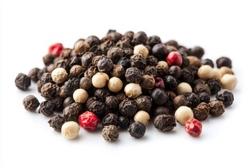 pepper on a white backdrop