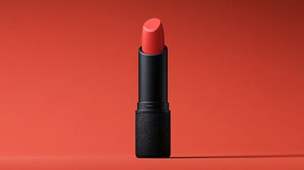 Obraz premium Elegant Lipstick on Vibrant Background