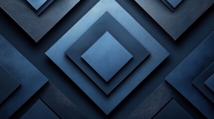 Fototapeta premium blue Background with Sleek Geometric Lines and Patterns for Design, Banner Template. White Space in the Center for Text, Minimalist Abstract Wallpaper with Copy Space for Elegant Visuals.