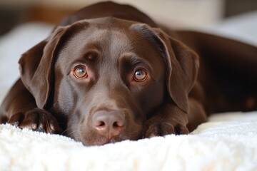 Tracking chocolate Labs