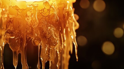 A lit candle with a bright orange flame sits atop a white surface