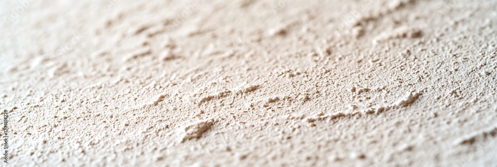Poster a close-up view of a textured surface, displaying fine particles and subtle patterns, likely represe
