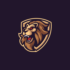 Lion Head Logo Template