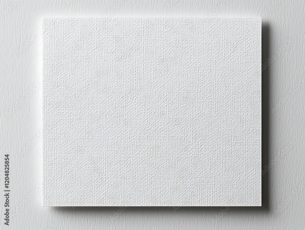 Poster a blank, textured canvas is displayed, showcasing a subtle pattern against a light background, invit