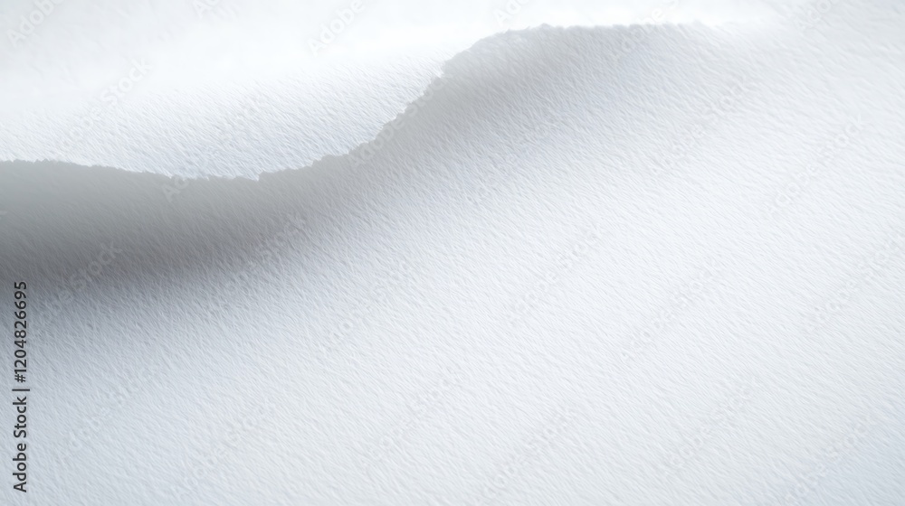 Poster a smooth, softly illuminated surface featuring gentle curves and subtle shadows, evoking tranquility