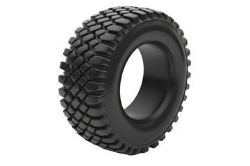 Car Tire Vector Illustration Isolated on Transparent Background