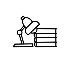 Study lamp icon 