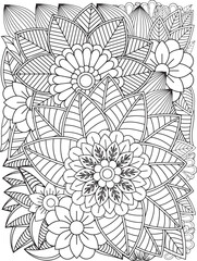 Fototapeta premium Zentangle Coloring Pages -for Adult