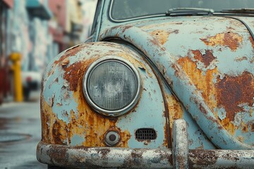 Corrosion Assessment of Vehicle Panel Highlighting Rust Damage and Need for Inspection and Repair