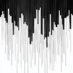 Monochrome Vertical Line Pattern Minimalist Design
