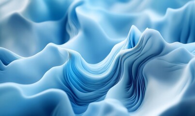 Obraz premium Blue Textured Surface Abstract Digital Concept, Generative AI