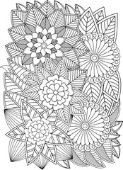 Zentangle Coloring Pages -for Adult