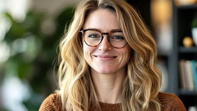 A happy HR professional implements strategies for mental health and workplace wellbeing, creating a supportive environment for all employees