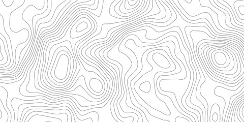 Fototapeta premium Abstract Topographic Pattern Banner Background, geographic line map with elevation assignments. Modern design background with wavy pattern. Paper texture Imitation of a geographical map shades.