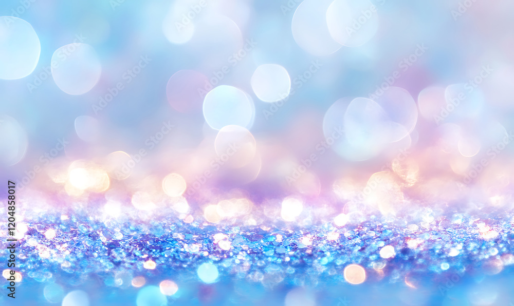 Wall mural abstract bokeh background-generative ai