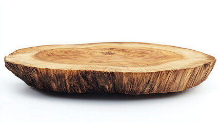 Rustic Wooden Tree Slice Platter,  Natural Wood Texture
