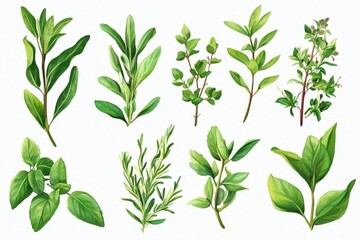 Obraz premium Unique ornamental elements showcasing botanical art.