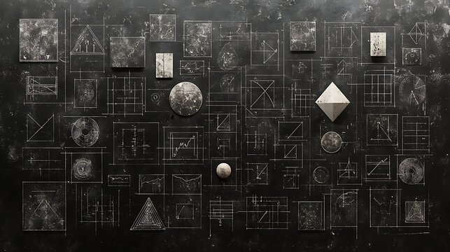 A blackboard filled with complex equations and mathematics