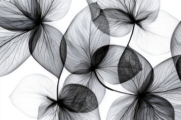 Intricate black leaf mandala design for decorative purposes.