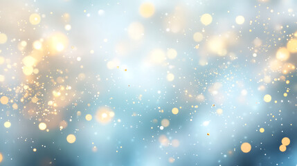 A blurry blue and white background with a lot of white dots