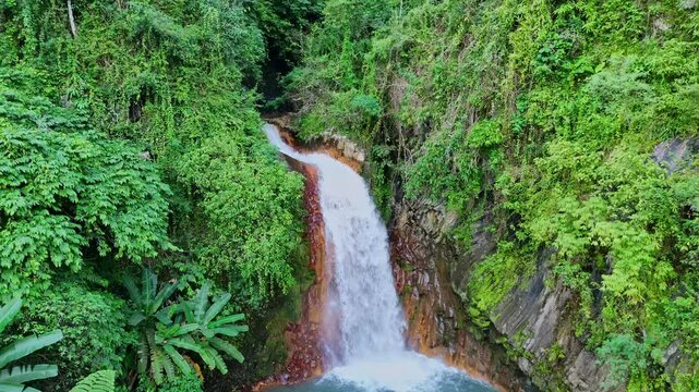 Pulang Bato Falls Valencia Negros Oriental Philippines
