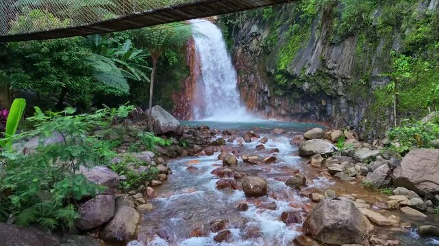 Pulang Bato Falls Valencia Negros Oriental Philippines