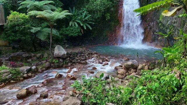 Pulang Bato Falls Valencia Negros Oriental Philippines