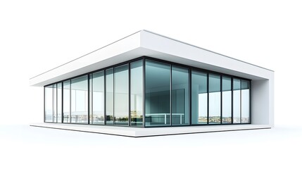 High Quality Luxury House In White Background